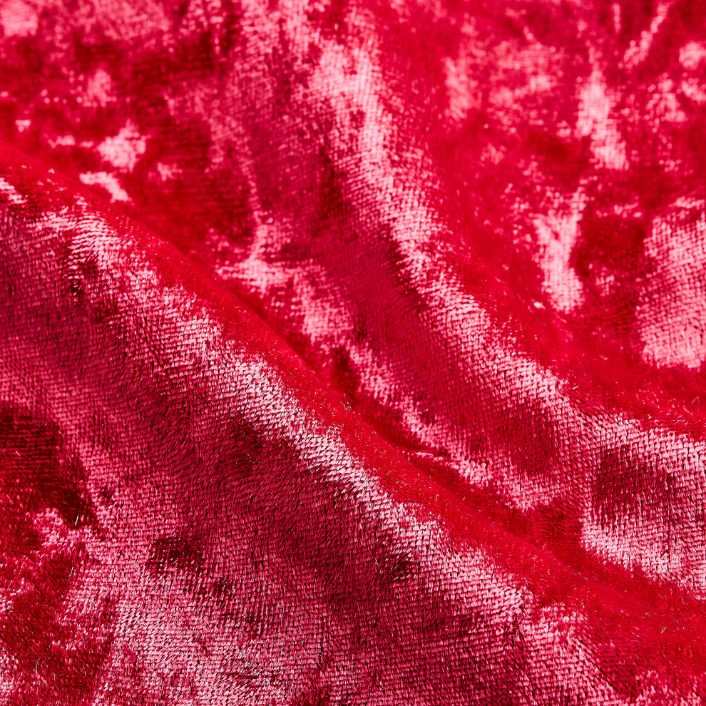 TTF Crushed Velvet Red