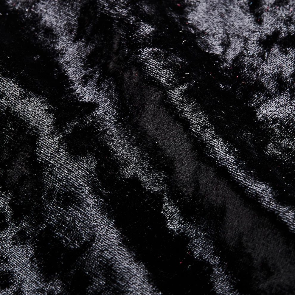 TTF Crushed Velvet  Black