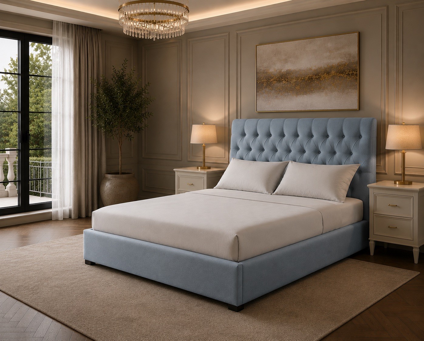 Anoop Derby Bed with Optional Ottoman Storage