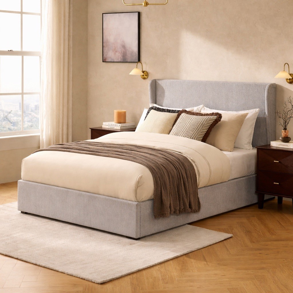 Alice Coast Bed with Optional Ottoman Storage