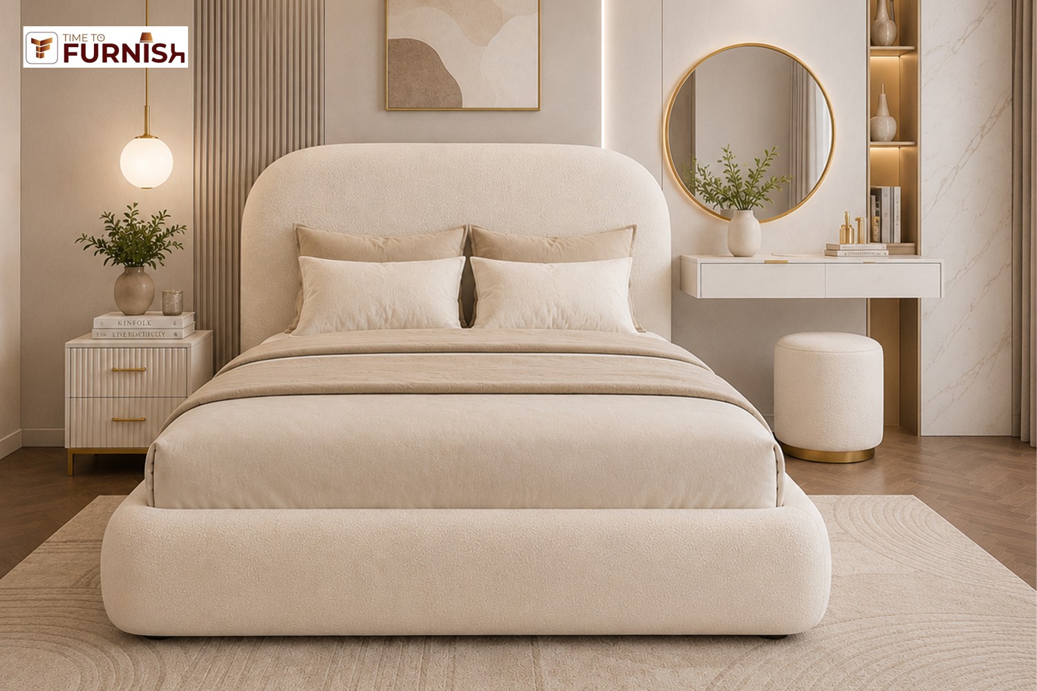Aaliyah Signature Bed with Optional Ottoman Storage  TTF289