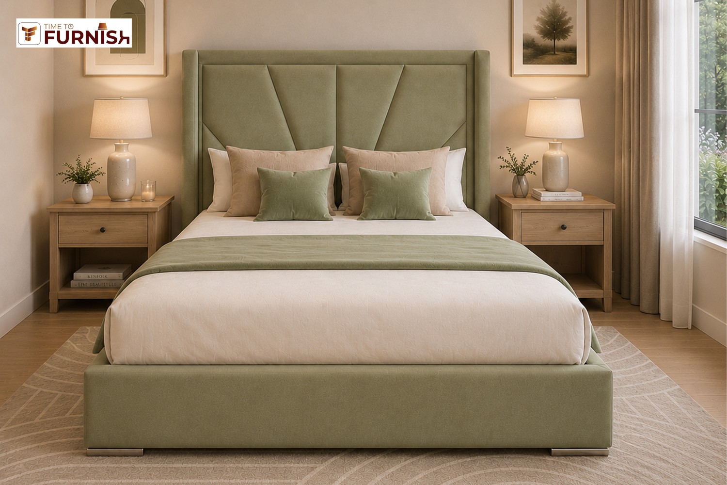Layla Dream Bed with Optional Ottoman Storage  TTF288