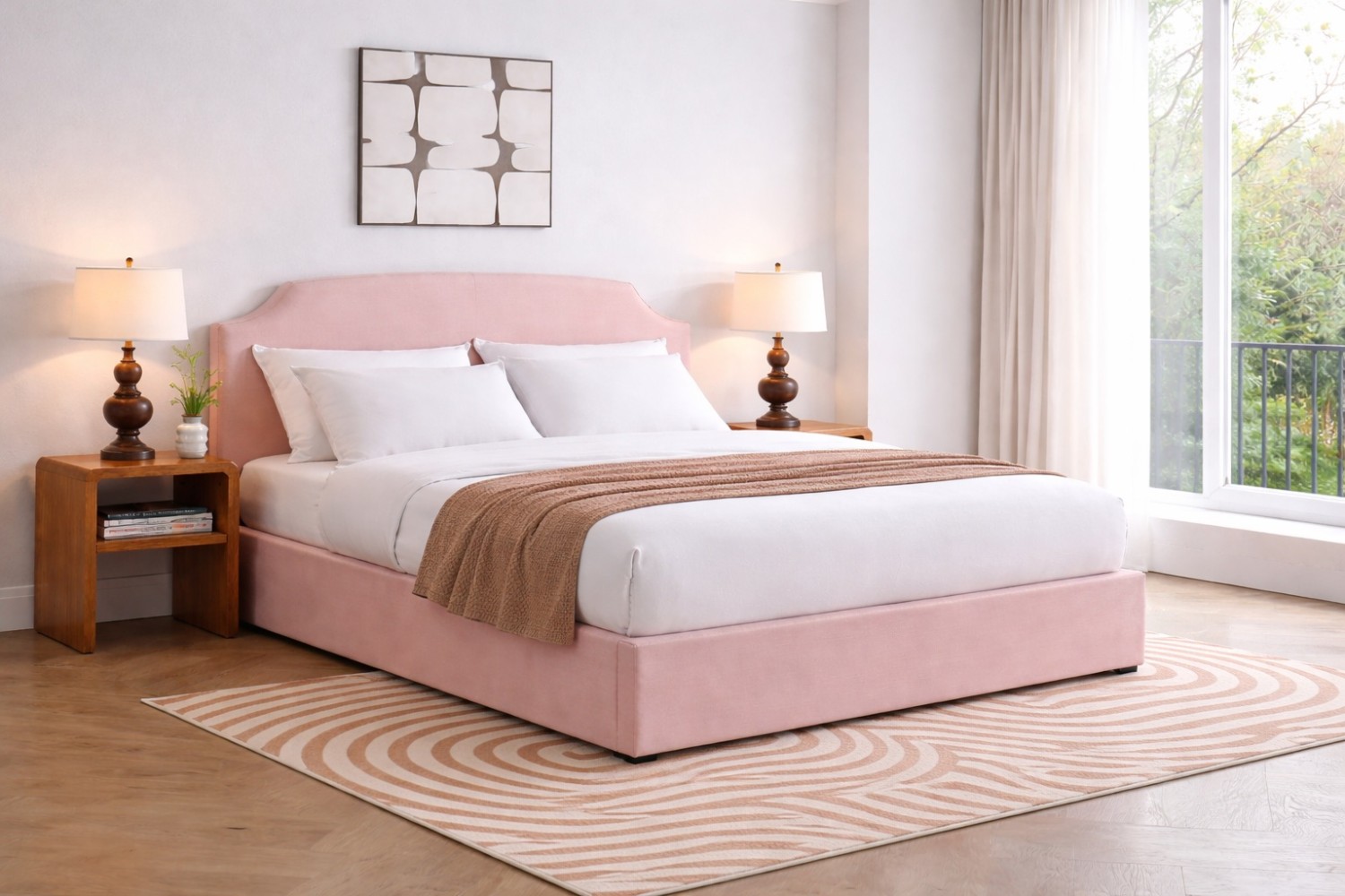 Harmony Base Bed with Optional Ottoman Storage