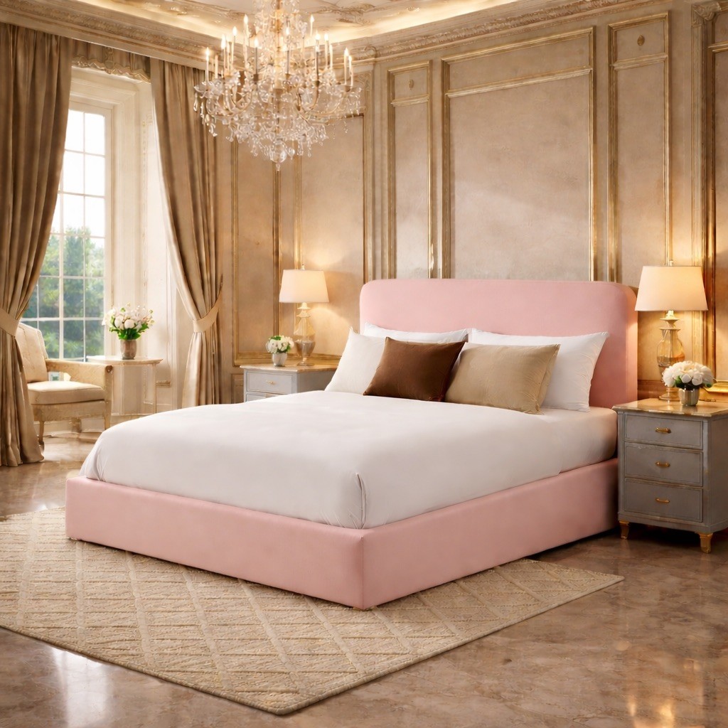 Serenity Frame Bed with Optional Ottoman Storage