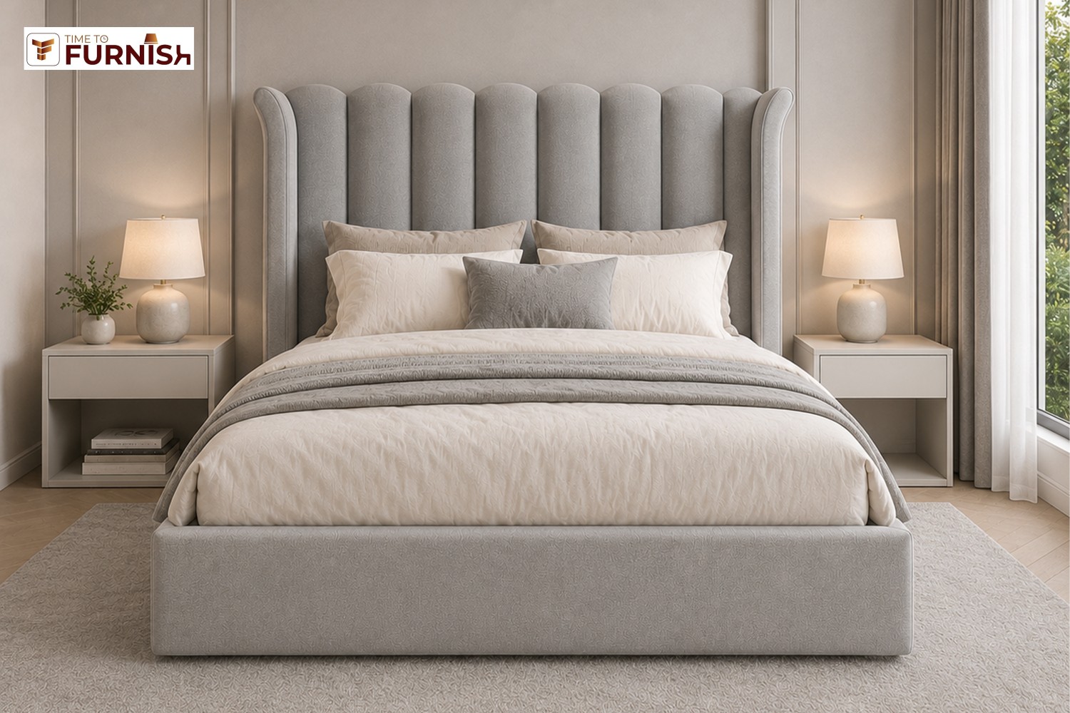 Malika Prestige Bed with Optional Ottoman Storage  TTF286