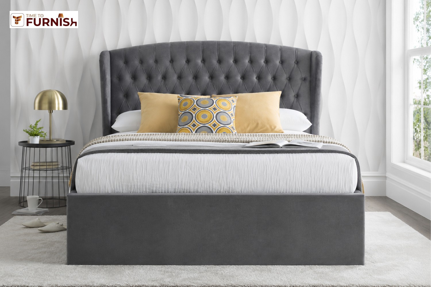 Niagara Bed with Optional Ottoman Storage  TTF282