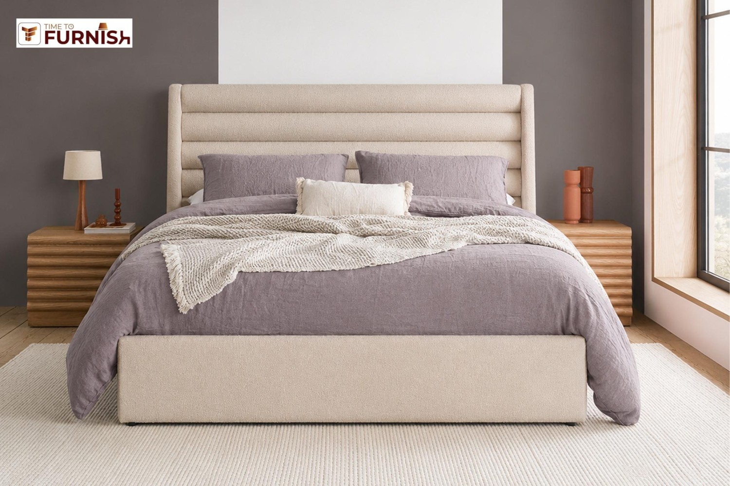 Majestic Bed with Optional Ottoman Storage  TTF283